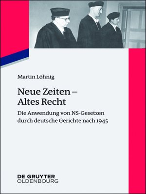 cover image of Neue Zeiten – Altes Recht